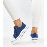Gemre Navy blue platform sneakers Anbarin | Shoptok.si
