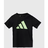Adidas Otroška kratka majica črna barva