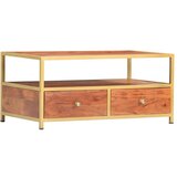 vidaXL Stolić za kavu 90 x 50 x 40 cm od masivnog drva bagrema | shoptok.hr