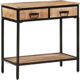 vidaXL Konzolni stol 70 x 35 x 70 cm od masivnog grubog drva manga Cijene