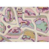 RugsX Preproge REBEL ROADS PREPROGA Playtime 63 Mestece, nedrseč 95x133 cm Rožnata | Shoptok.si