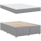  Krevetna konstrukcija Svijetlo siva 160 x 200 cm tkanina | shoptok.hr
