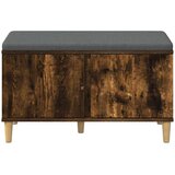  Klupa za hodnik s jastukom Dimljeni hrast 60 x 38 x 46 cm | shoptok.hr