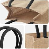  Torbe od jute 10 Prirodna i crna 26 x 22 x 14 cm 100% Jut Slike