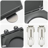  WC daska Antracit 47 x 37 x 4 cm Duroplast | shoptok.hr