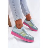 Boto Low Platform Sneakers Blue Ovivene | Shoptok.si