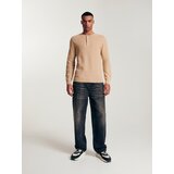 Reserved bombažni pulover - bež | Shoptok.si