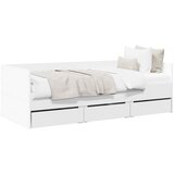  Dnevni krevet s ladicama bez madraca bijeli 90x190 cm | shoptok.hr