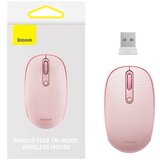 Baseus F01B bežični miš rozi | shoptok.hr