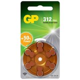 Gp baterija za slušne aparate B3512, ZA312, 6 kos, blister | Shoptok.si