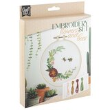 Artmie Komplet za vezenje: Rože in čebele | Shoptok.si