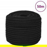 vidaXL Delovna vrv črna 12 mm 50 m poliester Cene