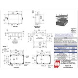 Hammond Electronics 1554XGY Univerzalno kućište ABS Siva 1 ST | Eponuda.ba
