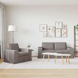 SOFA 2 pcs Sivo-smeđa Metal | shoptok.hr