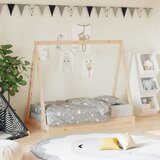 Maison Chic Otroški posteljni okvir - Otroški ležaj 70x140 cm trdna borovina-J2795, (21794306) | Shoptok.si