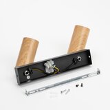  Brilagi - Reflektor SELE 2xGU10/30W/230V crna/dekor hrasta | Eponuda.com