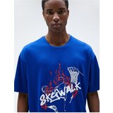 Koton T-Shirt - Blue - Oversize | Shoptok.si