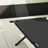  Sklopivi kamperski krevet Crna 210 x 80 x 46 cm Oxford tkanina | shoptok.hr