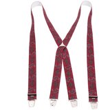 Karlinger Paisley rdeče naramnice - 110 cm Cene
