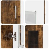  Highboard s policom FLORIN Dimljeni hrast 60 x 35 x 182 cm | shoptok.hr