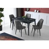 Hanah home Dallas 527 V4 Fotelja, 4 dijela, Siva | Eponuda.ba