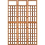 Maison Chic 3-delni Paravan - Sobne pregrade/mreža iz lesa jelke 121x180,5 cm, (22111712) | Shoptok.si