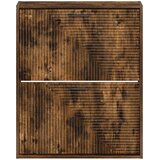  Ormar za cipele na zidu HAARLEM 71 x 17 x 86 cm Dimljeni hrast | shoptok.hr