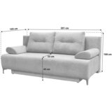 Mömax zofa Boxspring Viera, Temno Modra, Ležišče, Predal | Shoptok.si