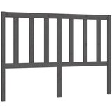 Maison Chic posteljno vzglavje - vzglavna omarica - nočna omarica sivo 166x4x100 cm trdna borovina, (21705479) Cene