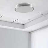  plafonska svetiljka benedykt, 2x E27, 20W/230V, prečnik 33 cm, srebrna | Eponuda.com