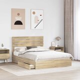  s od storage Sonoma hrast 160 x 200 cm Konstruirano drvo | shoptok.hr