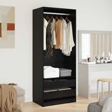 Ormarić Crni hrast 80 x 50 x 200 cm Konstruirano drvo | shoptok.hr