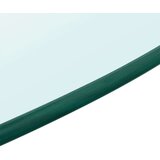 vidaXL Površina za Mizo Kaljeno Steklo Okrogle Oblike 600 mm | Shoptok.si