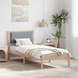  Okvir za krevet s uzglavljem Svijetlo siva 80 x 190 cm | shoptok.hr