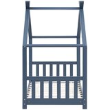  Okvir za dječji krevet od masivne borovine sivi 80 x 160 cm | shoptok.hr