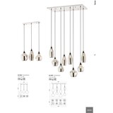  Redo 01-3193 - Luster na sajli TANNER 3xE14/28W/230V | Eponuda.com