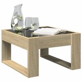  Stolić s beskonačnim LED svjetlima boja hrasta 50x53x30 cm | shoptok.hr