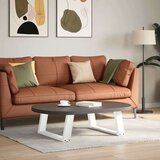  Noge za klubsko mizico v obliki črke U, 2 kosa, bele, 70 x (30-31) cm, jeklo, (22123741) | Shoptok.si