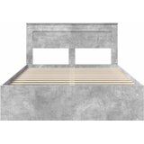  Krevetna konstrukcija Beton 140 x 200 cm Čvrsto borovo drvo | Eponuda.ba