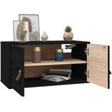  Zidni ormarići 2 kom crni 60x30x30 cm od masivne borovine | Eponuda.com