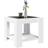  Stolić za kavu LED bijeli 53x53x45 cm od konstruiranog drva | Eponuda.ba