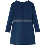  Dječja haljina s dugim rukavima modra 116 | shoptok.hr