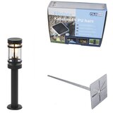 QAZQA Moderna zunanja svetilka črna 50 cm IP44 - Gleam | Shoptok.si