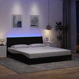  Okvir kreveta bez madraca Hanko crni 180x200 cm od tkanine | Eponuda.com