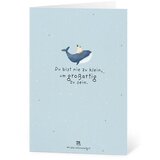  Voščilnica iz semenskega papirja "Du bist nie zu klein, um großartig zu sein" - 1 k. | Shoptok.si