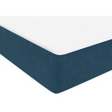 Box spring krevet s madracem tamnoplavi 80x220 cm baršunasti | shoptok.hr