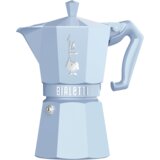 Bialetti Exclusive Moka Express - svetlo modra - 6 skodelic | Shoptok.si