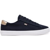 Tommy Hilfiger Superge Vulc Canvas Lace Up Sneaker FW0FW08647 Mornarsko modra | Shoptok.si