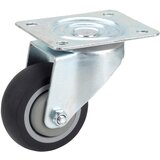 DÖRNER + HELMER zakretni kotač za transportna kolica (Promjer kotačića: 80 mm, Nosivost: 100 kg, Kuglični ležaj, S pločom) | shoptok.hr
