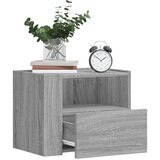 vidaXL Stenska nočna omarica siva sonoma 45x30x35cm Cene